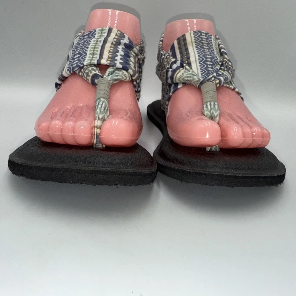 Sanuk Sandals Women's Size 5 Yoga Sling 2 Flip Flop Multicolor Casual Flats